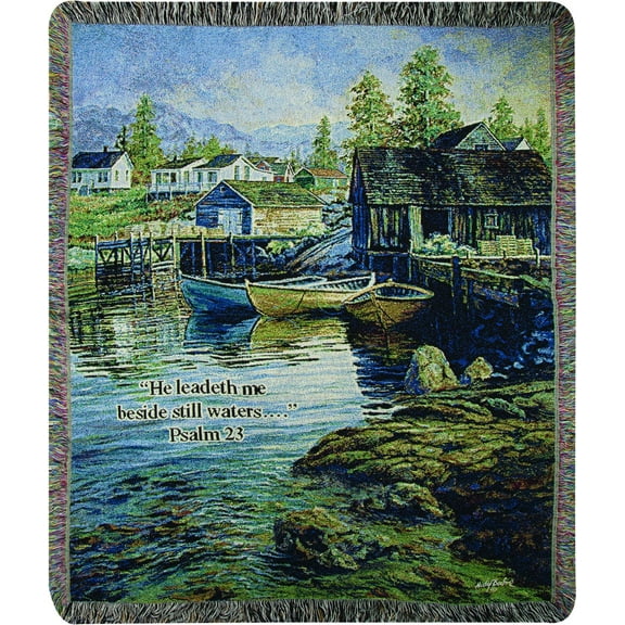 Manual Tapestry Throw, Nicky Boehme Solitude, 50 x 60-Inch