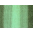 thumbnail image 1 of Ahgly Company Machine Washable Indoor Rectangle Abstract Turquoise Blue Modern Area Rugs, 7' x 10', 1 of 4