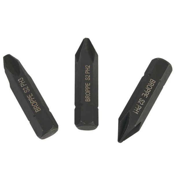 Set De 3 Embouts Cruciformes 36mm – PH1 PH2 PH3, Ultra-magnétiques Pour Visseuse électrique