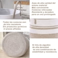 thumbnail image 2 of Cesta de lavandería de cuerda tejida con asas, multiusos,juguetero practico, cesto para ropa sucia, canasta organizadora,grande blanco y marrón(58 L), 2 of 7