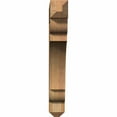 thumbnail image 6 of Ekena Millwork 4"W x 28"D x 28"H Olympic Craftsman Rough Sawn Bracket, Western Red Cedar, 6 of 13