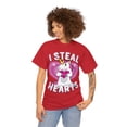 thumbnail image 3 of I Steal Hearts Unicorn Valentine's Day Unisex Graphic Tee Shirt, Sizes S-5XL, 3 of 12