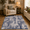 Blue/White, variant on Royalbear 8'x10' Area Rug - Vintage Distressed Blush & Gray Medallion Rug, Bohemian Oriental Floral Floor Carpet for Living Room Bedroom Dining Room