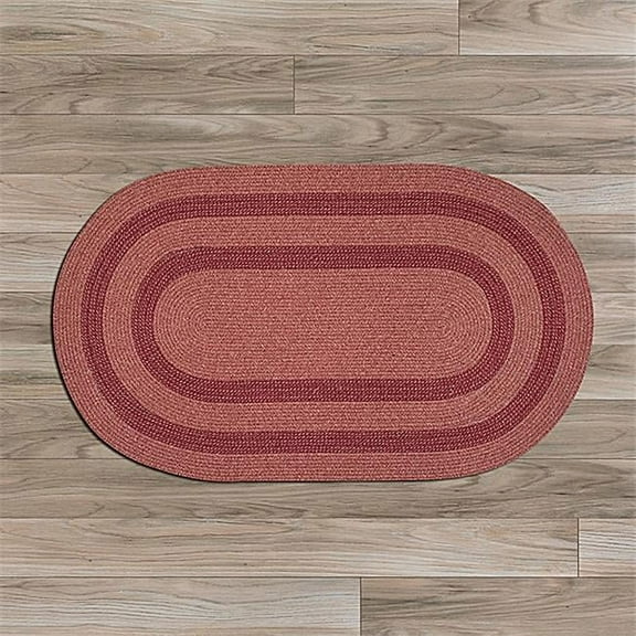 Rug  2 x 10 ft. Graywood Braided Rug Cedar