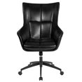 thumbnail image 4 of Barcelona Home and Office Upholstered High Back Chair in Black Leather, 4 of 4