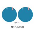 thumbnail image 1 of 2 Sheets Car Sticker Rearview Mirror Rainproof Film Car Rearview Mirror Rainproof Film Rainy Day Clear Visible Car Film, 1 of 1