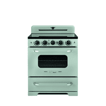 Unique 30' Classic Retro Induction Range, Summer Mint Green