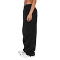 thumbnail image 3 of Mujeres Boyfriend Cargo Pantalones de cintura baja suelta amplia recta Baggy pantalones de chándal con bolsillos Nituyy Varios colores, pantalones de trabajo ajustables con cordón, 3 of 5