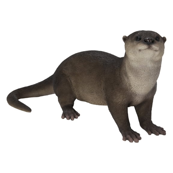 Hi-Line Gifts 12.75" Otters Outdoor Garden Statue