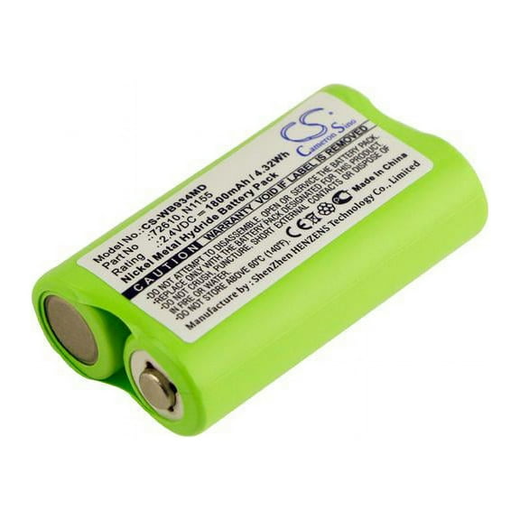 1800mAh 72610, N1155 Battery for Welch Allyn Compact Otoscope 93400