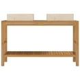 thumbnail image 3 of vidaXL Wood Teak Vanity Cabinet Black/Cream 29.1"x17.7"x29.5"/52"x17.7"x29.5", 3 of 13