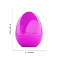 thumbnail image 3 of Nkmbld Large Plastic Easter Eggs, Colorful Empty Eggs Fillable for Filling Treats Easter Party Favor Hunt Basket Stuffers Fillers Prize Supplies Toy, Red, 3 of 8