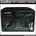 thumbnail image 4 of LivDry BLACK Mens Adult Incontinence Underwear, Supreme Comfort Absorbency (Large, 56-Pack), 4 of 8