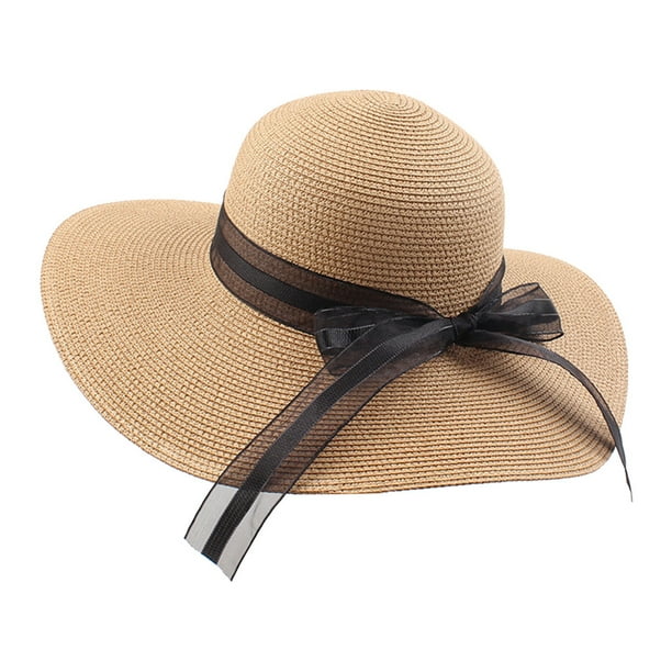 Xzngl Straw Hats For Women Sun Protection Womens Sun Summer Hat Foldable Roll Up Floppy Beach Hats Upf50 Caps Womens Sun Hats With Uv Protection Women