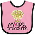 thumbnail image 3 of Inktastic My First Family Reunion Boys or Girls Baby Bib, 3 of 4