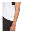thumbnail image 3 of ASICS Womens Front Fold Muscle Tank Top, White, Small, 3 of 4
