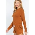 thumbnail image 2 of Long Sleeve Crew Neck Slub Terry Top, 2 of 3