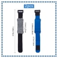thumbnail image 2 of 2PCS Guitar String Mute Damper Guitar String Cover Tape Belt Adjustable Bass Ukulele String Instruments Mute Fingerboard Mute Tape Musical Instrument Accessories (Blue), 2 of 7