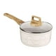 thumbnail image 3 of Olla antiadherente para leche, olla para sopa, desayuno para bebés, derretimiento de mantequilla, cacerola moderna, Blanco, 3 of 9
