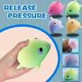 thumbnail image 4 of Stress Relief Toy for Kids and Adults, Dolphin Model Squeeze Sensory Pinch Toy, Slow Rising Decompression Dolphin Toy, Soft Stretchy Anti-Stress Fidget Toy for ADHD ADD OCD Autism (Blue), 4 of 8