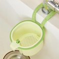 thumbnail image 2 of Sink Hanging Draining Basket, Kitchen Sink Strainer Colander with Hook, Vegetable Fruit Washing Drain Basket, Space Saving Sink Organizer for Kitchen Utensils and Food Prep, 2 of 6