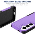 thumbnail image 4 of Defender Case for Samsung Galaxy S26 Plus 5G 6.7", Dual Layer PC+TPU Rugged Shockproof Full Body Protective Cover,Purple,For Galaxy S26 Plus 5G, 4 of 6