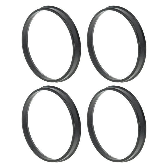93.1mm to 87.1mm Car Wheel Hub Centric Rings Black Polycarbonate Wheels Center Shaft Shock Absorbing Hubrings 4 Pcs
