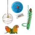 thumbnail image 2 of Mutmorningal 3-Piece Pet Feeding Toy Set with Playing and Storage Case for Parrots and Small Birds, 2 of 10