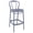 Gray, variant on 42.5" White Solid Patio Bar Stool