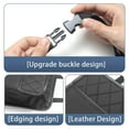 thumbnail image 4 of TZYUDK Car Seat Back Storage Organizer Hanging Bag Waterproof Multifunction Pockets Universal Fit Rear Seat Accessory Vehicle Interior Organizer Black PU, 4 of 6
