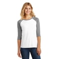 thumbnail image 1 of Camiseta manga raglán 3/4 Perfect Tri® para mujer de District®. DM136L Distrito  DM136L, 1 of 1