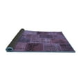 thumbnail image 2 of Ahgly Company Indoor Rectangle Patchwork Blue Transitional Area Rugs, 7' x 10', 2 of 4