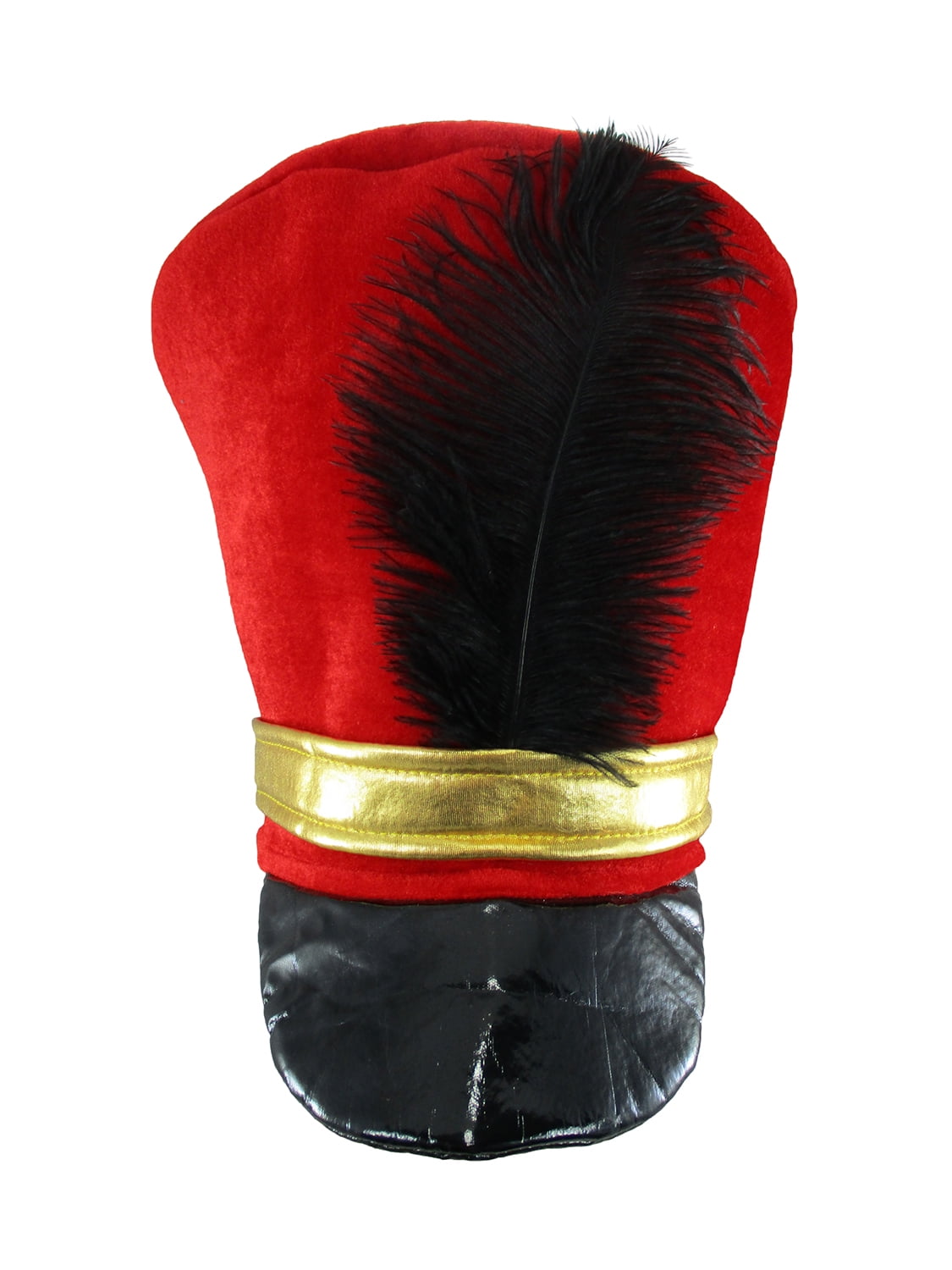 Adult Toy Soldier England Guard Hat Costume Feather English Marching Band Major