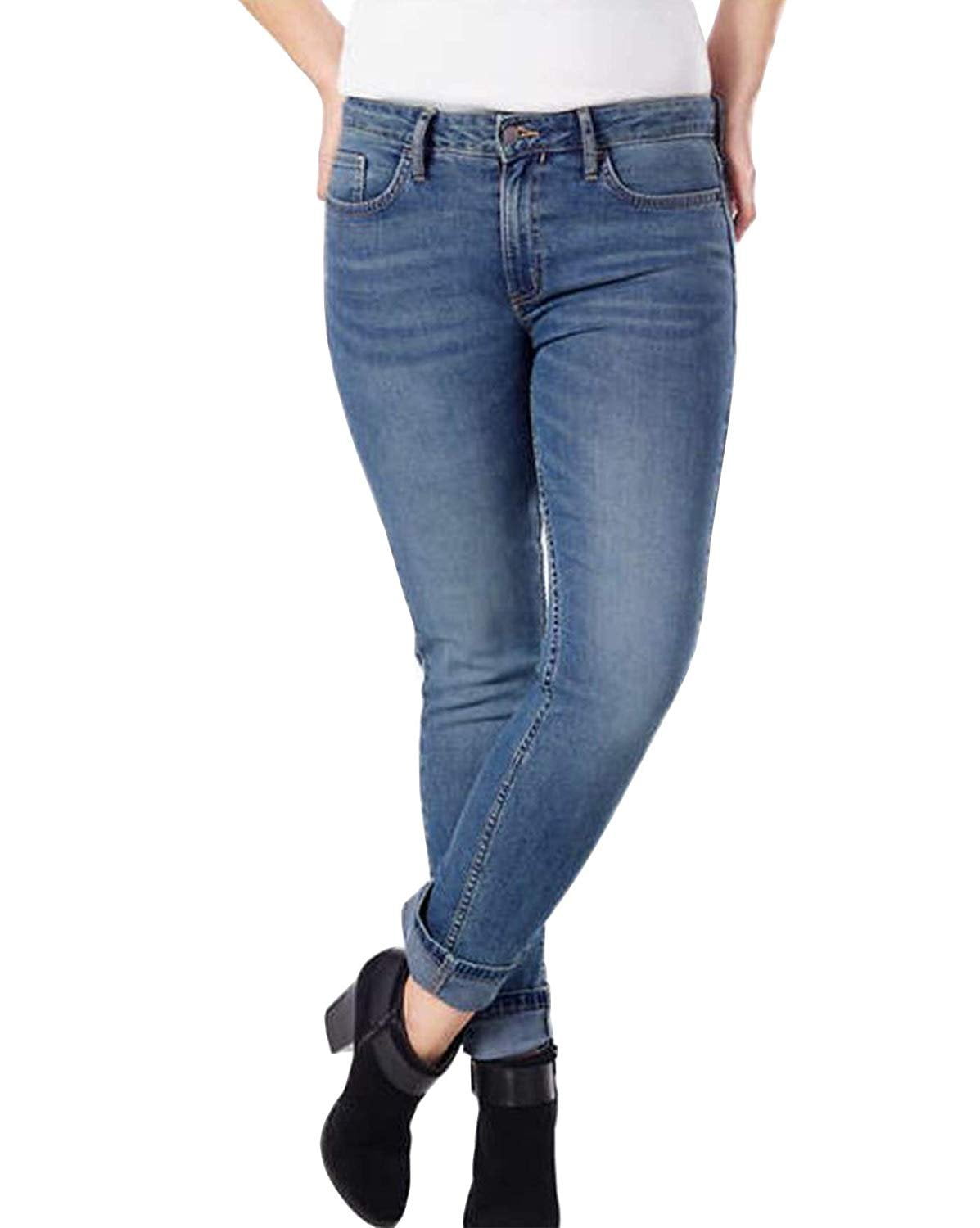 Calvin Klein Jeans - Calvin Klein Jeans Ladies' Slim Boyfriend Jeans, Light Blue (6) - Walmart