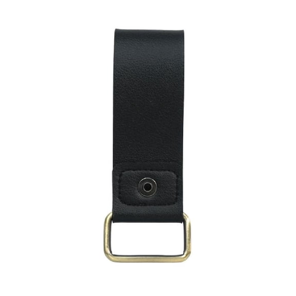 Leather Tape Measure Holder with Belt Clip, Reinforced Rivets for Outdoor Tools & Keychains