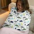 thumbnail image 4 of Sweet Jojo Designs Mod Dinosaur Multi Use Baby Car Seat and Nursing Cover Multicolor, 4 of 6