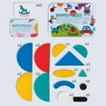 thumbnail image 3 of HILABEE 1Set Creative Pattern Blocks Puzzle Geometric Shape Pre-school Toys Ages 4-8 A, 3 of 9