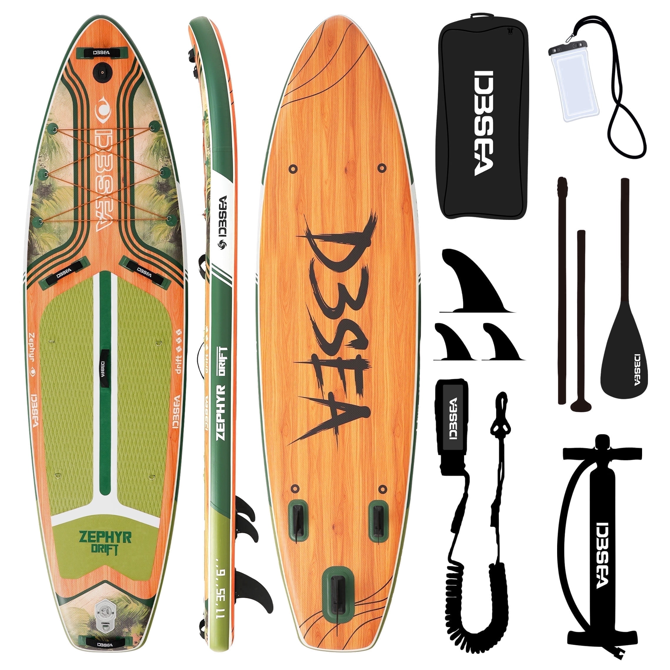 Genreen 11' Inflatable Stand Up Paddle Board photo 1