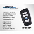 thumbnail image 5 of Car Key Fob Cover Case Protector 1Pcs M-Style Car Key Case Fob Cover Bag Holder Key Chain Key Ring for BMW, 5 of 5