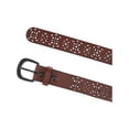 thumbnail image 2 of CTM  Perforated Design Leather Belt (Women), 2 of 3