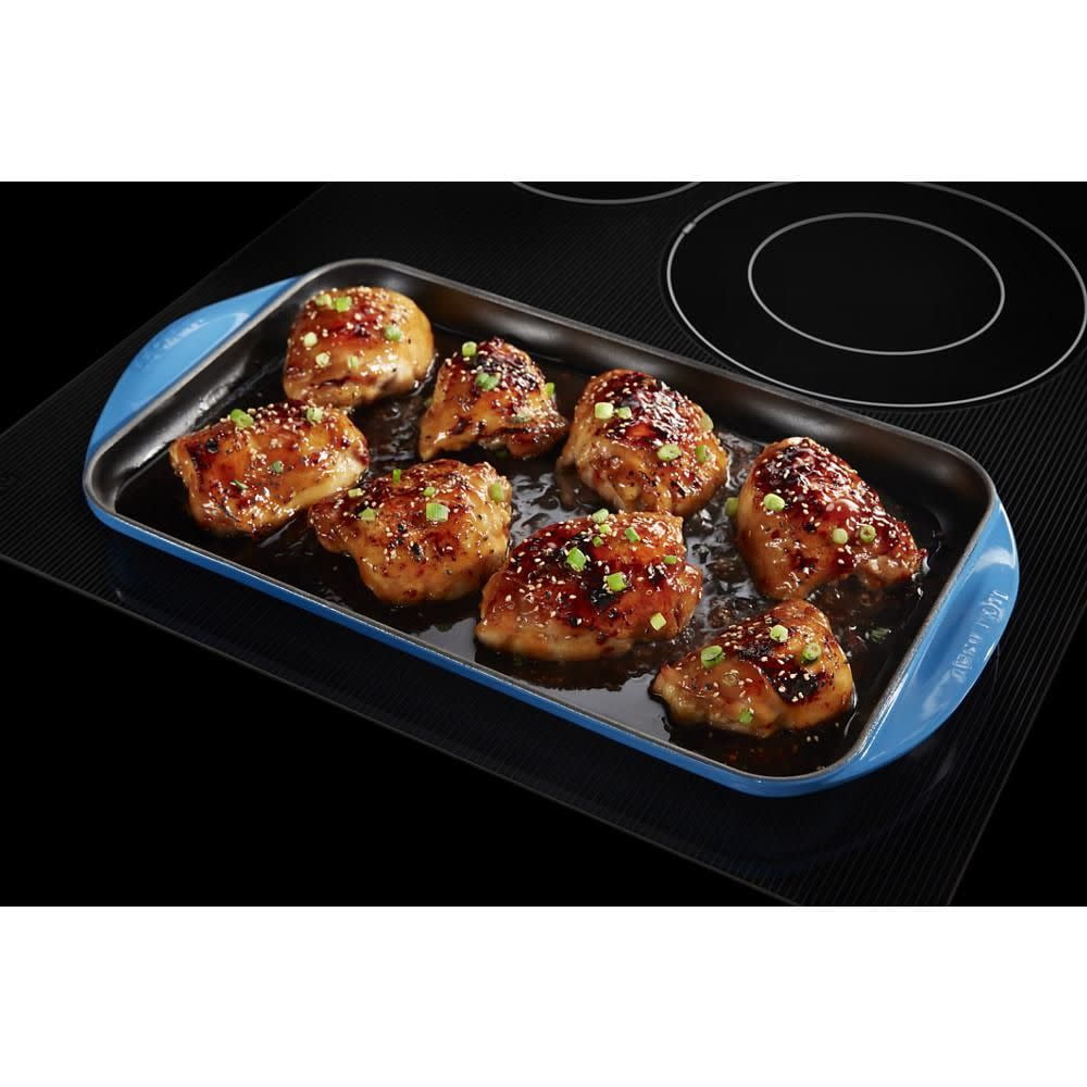 MAYTAG 30-Inch Electric Cooktop with Reversible Grill and Griddle MEC8830HS