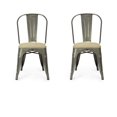 thumbnail image 1 of Plata Décor Import Inc Roch Chair Custom Wood-Top Set of 2, 1 of 1