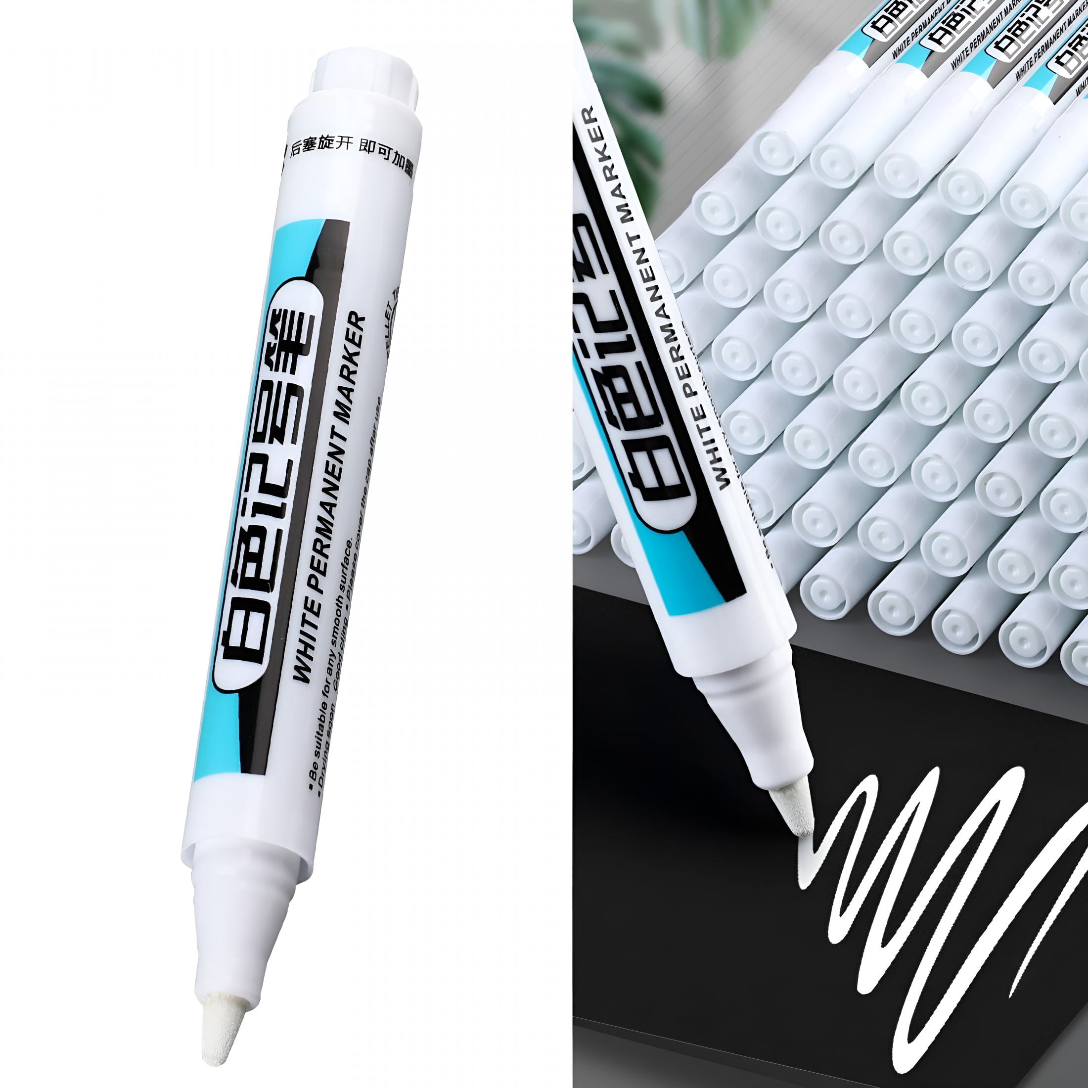 Sharpie Peel-Off China Marker Black 2089