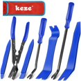 thumbnail image 1 of Kit de herramientas para desmontaje de molduras automotrices Keze de 7 piezas, juego de palancas y pinza para clips, 1 of 7