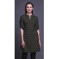 thumbnail image 4 of Bimba Kurta Droite pour Femmes Col Mandarin Robe Imprimée Kurti Courte, 4 of 6