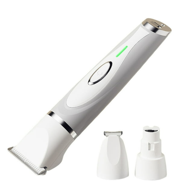 Tondeuse Tondeuse de Toilettage pour Animaux Sans Fil Rechargeable à Faible Bruit avec Multiples Accessoires pour Chiens et Chats