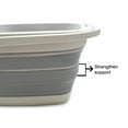 thumbnail image 6 of SAMMART Collapsible Plastic Laundry Basket - Foldable Pop Up Storage Container/Organizer - Portable Washing Tub - Space Saving Hamper/Basket, 6 of 7