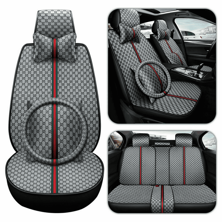 German Shepherd Car Seat Covers (Set of 2) - Black GS German Shepherd Car Seat Covers (Set of 2) - Black GS