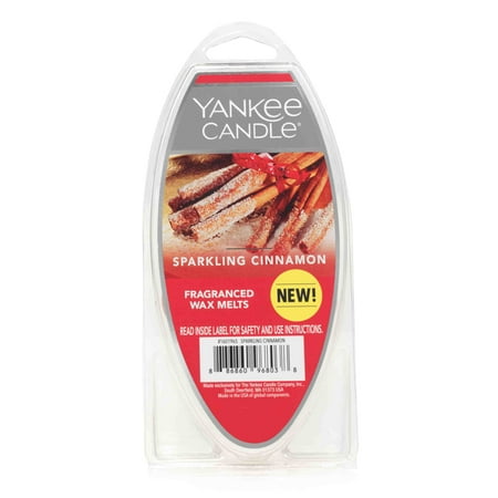 Yankee Candle Fragrance Wax Melts. Sparkling Cinnamon (Single Pack)