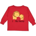 thumbnail image 3 of Inktastic I Love My Nanny Boys or Girls Long Sleeve Toddler T-Shirt, 3 of 5